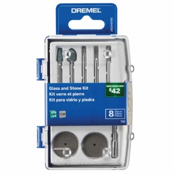 Picture of DREMEL(R) 735-01 Dremel 735-01 8-Piece Glass and Stone Accessory Micro Kit (EA)