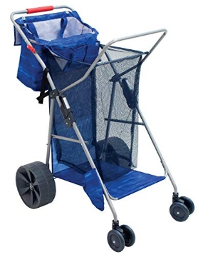 Picture of ACE TRADING - TRIO IND WWC6W-1822-1 Rio Beach Wonder Wheeler Deluxe Utility, Lawn, and Beach Foldable Cart, Blue (EA)