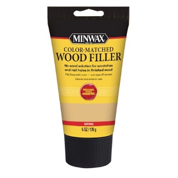 Picture of Minwax 448520000 Minwax 448520000 Color-Matched Filler Wood Putty, Natural 6 oz (EA)
