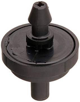 Picture of Rain Drip R110CT Raindrip R110CT 1 GPH Pressure Compensating Dripper, Drip Irrigation Emitters for Drip Irrigation Gardening System, Maintains Constant Water Flow, 10-Pack, Black (EA)