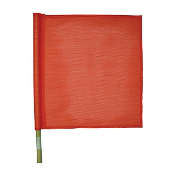 Picture of CH Hanson 55200 CH Hanson 55200 Traffic Flag, Mesh, Red, 24 inch Handle (EA)