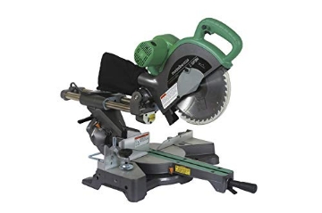 Picture of METABO HPT C10FSHSM Metabo HPT C10FSHQS 10" Sliding Compound Miter Saw, Adjustable Laser Guide, Double-Bevel, Electronic Speed Control, 12 Amp Motor, Electric Brake Feature, 5-Year Warranty (EA)