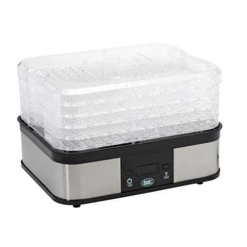 Picture of SKYWATCH CAPITAL PARTNERS INC 1378 LEM Products 5-Tray Digital Dehydrator, Plastic and Stainless Steel, Black and Silver (EA)