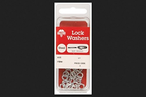 Picture of HILLMAN 6597 Hillman No. 6 in. Dia. Zinc-Plated Steel Split Lock Washer 30 pk (PK-10-EA)