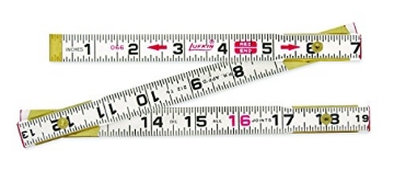 Picture of LUFKIN 066SN Lufkin T066N 6' x 5/8" Wood Rule Red End® (EA)