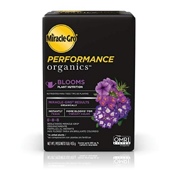 Picture of Miracle Gro 3005410 Miracle-Gro Performance Organics Blooms Plant Nutrition - Plant Food with Organic Ingredients Feeds Instantly, for Flowering Plants, Apply Every 7 Days for a Beautiful Garden, 1 lb. (EA)