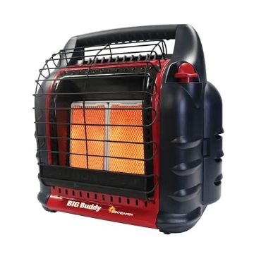 Picture of Mr. Heater, Inc. F274806 Mr. Heater 18,000 BTU Portable Propane Big Buddy Heater - Mass and CA Version (EA)