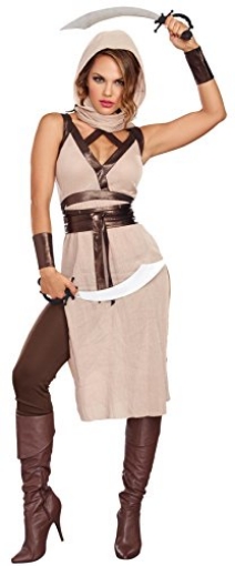 Picture of DREAMGEAR RL10254XL Dreamgirl Women's Desert Warrior Costume, Camel/Brown, X-Large (EA)