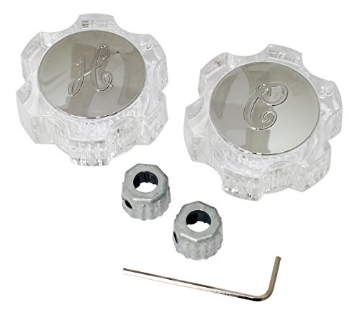 Picture of Plumb Pak PP805-2 Plumb Pak PP805-2 Faucet, Use Canopy Handles, Acrylic, Clear (EA)