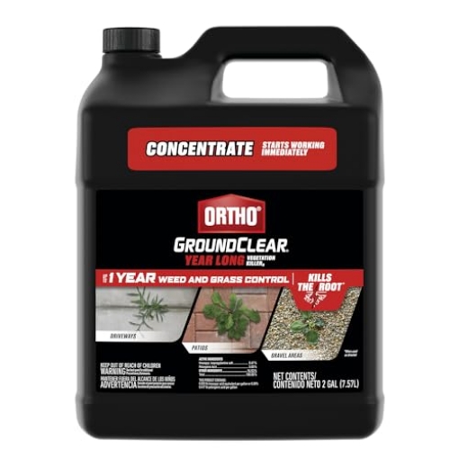 Picture of THE SCOTTS MIRACLE-GRO COMPANY 4657205 Ortho GroundClear Year Long Vegetation Killer2 Concentrate, Kills and Prevents Weeds Up to 1 Year, 2 gal. (PK-2-EA)
