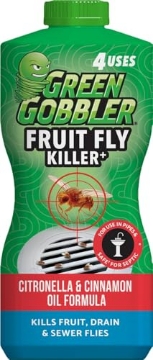 Picture of Weiman Products, LLC G8732J Green Gobbler Fruit Fly Killer+ - Kills Fruit Flies, Drain Flies & Sewer Flies, Gel Treatment for Use in Sinks & Pipes - Safe for Septic Systems, 32oz (PK-6-EA)