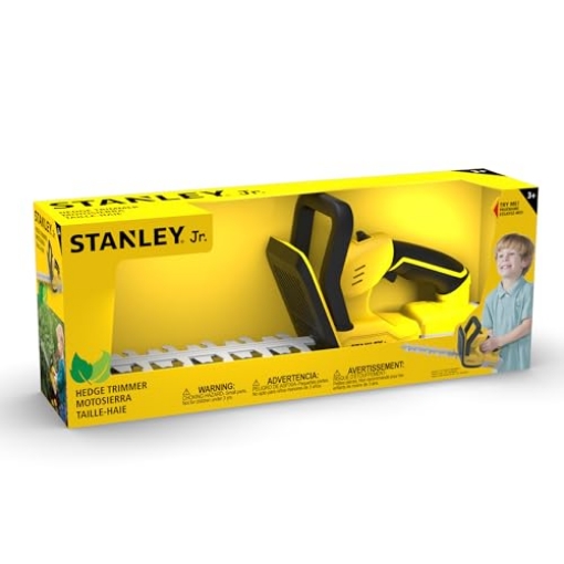 Picture of STANLEY JR. RP115-SY Stanley Jr Kids Hedge Trimmer - Battery Operated Toy Hedge Trimmer for Kids - Fun Pretend Play Tool for Outdoor Adventures - Safe and Realistic Design for Little Gardeners. Ages 3+ (EA)