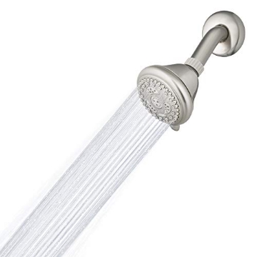 Picture of Waterpik NSC-629E Waterpik NSC-629E 6-Mode PowerSpray+ Shower Head, No Size, Brushed Nickel (EA)