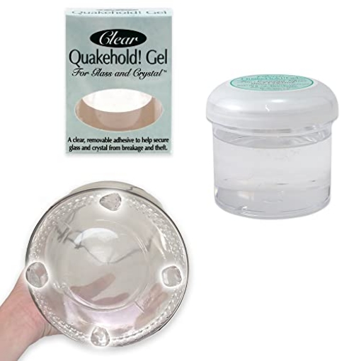 Picture of Quake Hold 22111 Quakehold! 22111 Gel for Glass and Crystal, Clear, 4oz (EA)