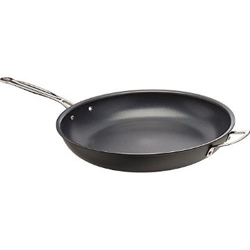 Picture of Cuisinart 622-36HP1 Cuisinart 622-36H Chef's Classic Nonstick Hard-Anodized 14-Inch Open Skillet with Helper Handle, Black (EA)