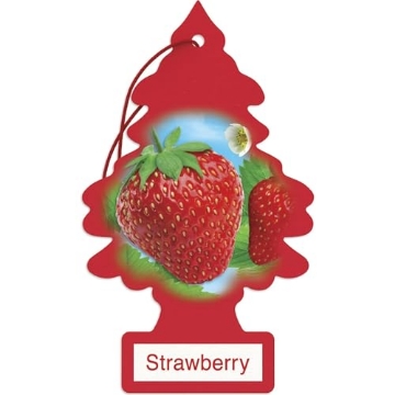 Picture of Little People U3S-32012_SUS LITTLE TREES Car Air Freshener | Hanging Paper Tree for Home or Car | Strawberry | 24 Pack (PK-8-EA)