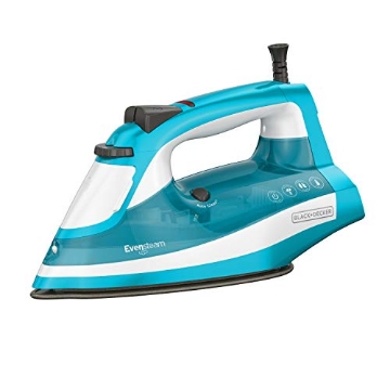 Picture of Black Rain Ordnance IR16X BLACK+DECKER IR16X One-Step Garment Steam Iron with Stainless Nonstick Soleplate, One Size, Turquoise (EA)