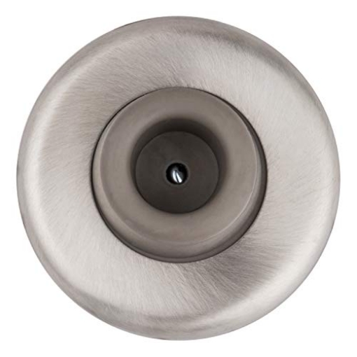 Picture of Tell Manufacturing DT100084 Tell Manufacturing DT100084 Concave Wall Stop, Satin Stainless Steel Wrought, 2-1/2" Diameter (EA)