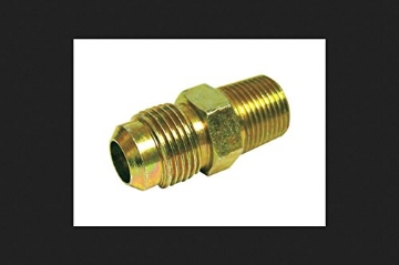Picture of JMF COMPANY 4505913 JMF 4505913 0.75 in. MPT Dia. x 0.75 in. MPT Dia. Brass Lead-Free Flare Connector (EA)