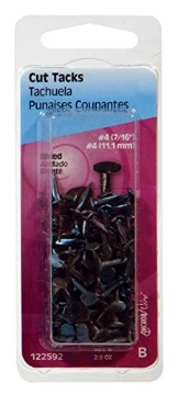 Picture of HILLMAN 122592 Hillman 122592 Cut Tack, NO 4, 7/16 in L, Steel, Blue6 (PK-6-EA)