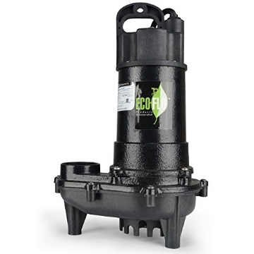 Picture of Eco Flo ECD50W ECO-FLO Products ECD50W Cast Iron Sump Pump with Wide Angle Switch, 1/2 HP, 4,400 GPH (EA)
