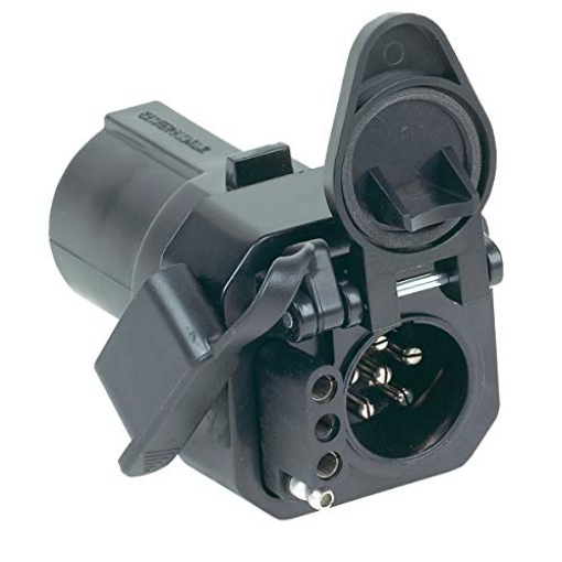 Picture of Hopkins Manufacturing 47575 Hopkins Towing Solutions 47575 Multi-Tow 7 Blade to 6 Round and 4 Flat Adapter (EA)