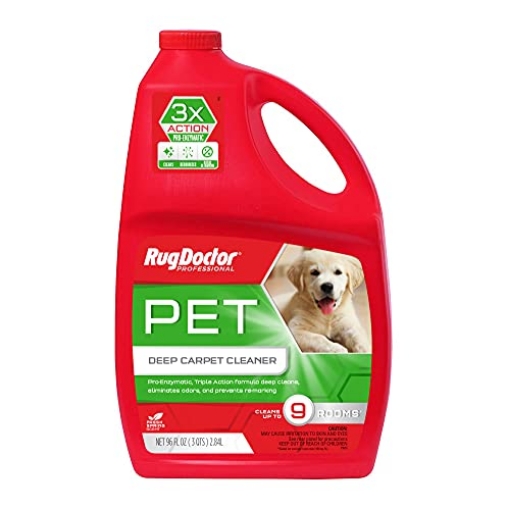 Picture of RUG DOCTOR 05046 Rug Doctor Pet Carpet Cleaner, 96 oz., Pro-Enzymatic Formula with 3X Action - Cleans, Deodorizes, & Deters Remarking, Concentrated Solution, Professional Grade for Pet Stains & Odors (EA)