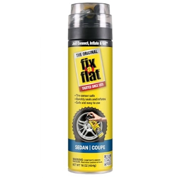 Picture of Fix-A-Flat S60420 Fix-a-Flat S60420 Aerosol Emergency Flat Tire Repair and Inflator, For Standard Tires, Eco-Friendly Formula, Universal Fit for all Cars, 16 oz. (Pack of 1) (PK-6-EA)