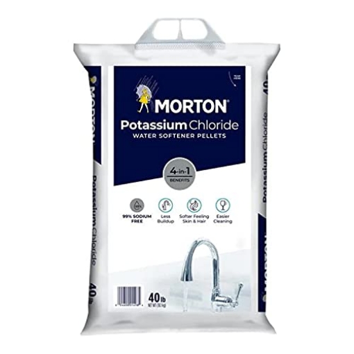 Picture of MORTON SALT INC F114980000G MORTON SALT F114980000G 40LB Potassium Chloride, 40 Pound (Pack of 1), 640 Ounce (EA)