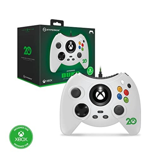 Picture of Hyperkin  Hyperkin Duke Wired Controller for Xbox Series X|S/Xbox One/Windows 10 (Xbox 20th Anniversary Limited Edition) (White) - Officially Licensed by Xbox (EA)