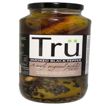 Picture of TRU PICKLES 3701 Tru Pickles 6010530 24 oz Smoked Black Pepper Pickles Jar - Pack of 6 (PK-6-EA)
