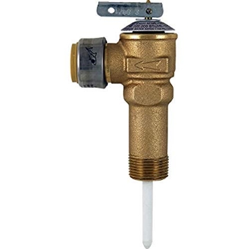 Picture of Shark Industries Ltd 24609-0150 SharkBite NCLX-5LX Temperature and Pressure Relief Valve, Push to Connect Brass Plumbing Fittings, Copper, CPVC Pipe, 24609-0150 (EA)