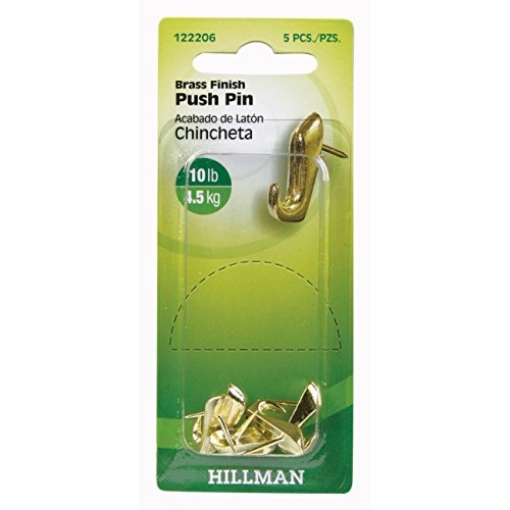 Picture of HILLMAN 122206 Hillman Cd/2 x 10: Push Pin (122206) (PK-10-EA)