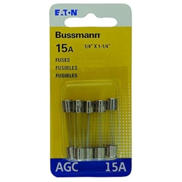 Picture of Bussmann BP/AGC-15-RP FUSE AUTO AGC 15AMP CD5 (PK-5-EA)