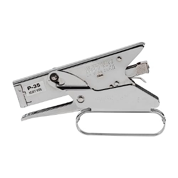Picture of ARROW FASTENER CO LLC P35 Arrow P35 Heavy Duty Handheld Plier Stapler for Crafts, Office, and Insulation, Uses 1/4-Inch and 3/8-Inch Staples , Silver (EA)