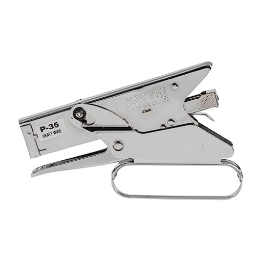 Picture of ARROW FASTENER CO LLC P35 Arrow P35 Heavy Duty Handheld Plier Stapler for Crafts, Office, and Insulation, Uses 1/4-Inch and 3/8-Inch Staples , Silver (EA)
