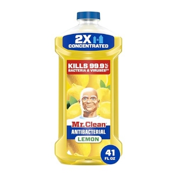 Picture of Mr Clean Car Wash Systems 80375757 Mr. Clean All Purpose Cleaner, Floor Cleaner for Mopping, Cleaning Liquid, Lemon, 41oz (PK-4-EA)