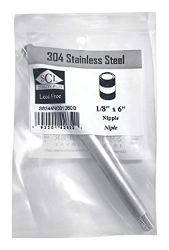 Picture of SMITH-COOPER 4632100070 Smith-Cooper Int Nipple SS 1/8 X 6 (EA)