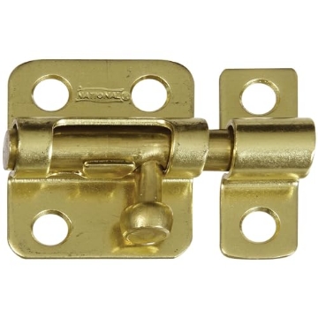 Picture of National/Spectrum Brands N213-405 NATIONAL/SPECTRUM BRANDS HHI N213-405 2-Inch Bright Brass Barrel Bolt (EA)