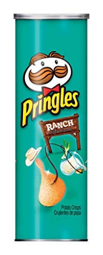 Picture of Kellogg NA Co. 649616 Pringles Ranch Chips 5.5 oz. Can (PK-14-EA)