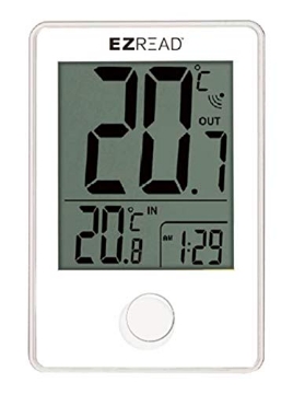 Picture of HEADWIND 840-1501 EZRead Digital Thermometer with Clock - Large Display 840-1501 (PK-6-EA)