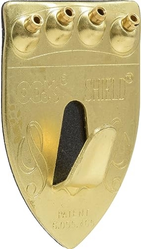 Picture of HILLMAN 55007 OOK 55007 Picture Hangers, Art Hangers, Shield Design, Brass, Reusable Picture Hooks, 30lb (1 Set) (EA)