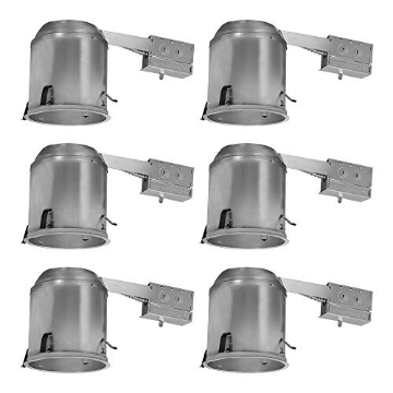 Picture of HALO H7RICAT Halo Recessed H7RICAT-6PK Housing IC Air-Tite Remodel Housing 120V Line Voltage (6 Pack), 6" (PK-6-EA)