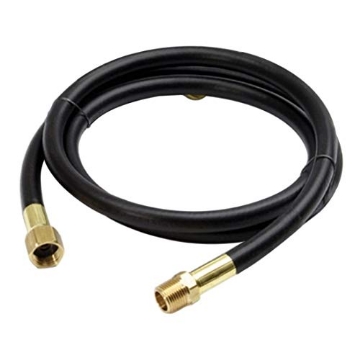 Picture of Mr. Heater, Inc. F276124 Mr. Heater F276124 5' Propane Hose Assembly with 3/8" Male Pipe Thread X 3/8" Female Pipe Thread (EA)