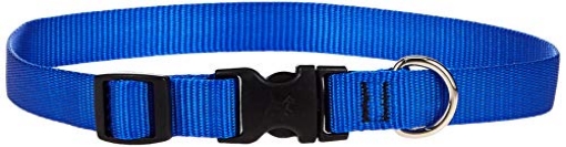 Picture of Lupine Collars & Leads 17502 LupinePet Basics 3/4" Blue 13-22" Adjustable Collar for Medium and Larger Dogs (EA)