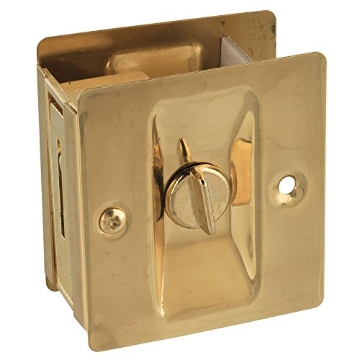Picture of National/Spectrum Brands N216-077 National Hardware N216-077 V1951 Pocket Door Latch in Solid Brass (EA)