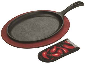 Picture of Lodge Cast Iron LFSR3 Lodge Cast Iron Fajita Set, Pre-Seasoned (EA)
