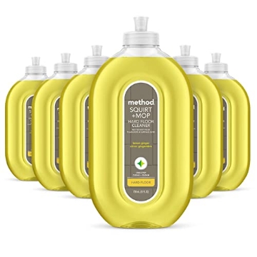 Picture of Method Products, Inc 00563 Method Hardwood Floor Cleaner Squirt + Mop Bottle, Lemon Ginger, For Sealed Hardwood and Laminate Floors, 25 Fl Oz (Pack of 6) (CT-6-EA)