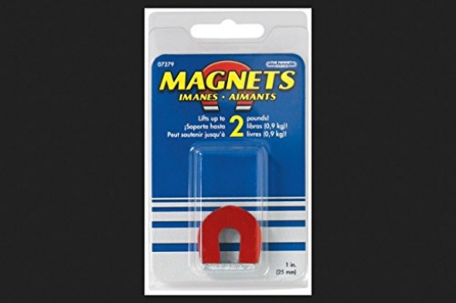 Picture of Magnet Source 07279 Master Magnetics #07279 RED Horseshoe Magnet (EA)