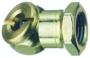 Picture of Tru-Flate 17-351 Tru-Flate 17-351 1/4" Female NPT Direct Air Line Chuck With Shut-off Gold (EA)